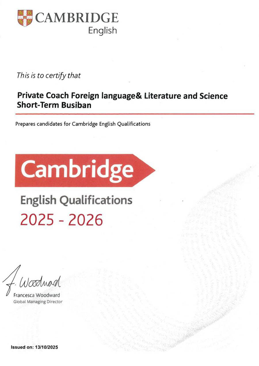Cambridge English 備考中心認證 2025-2026 科恩美語